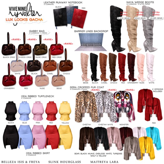 .: ryvolter :. Oda Ribbed Skirt - Red (rez)