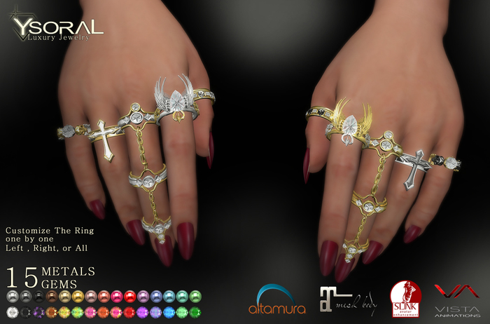 ~~ Ysoral ~~ .:Luxe Set Rings Nesly :.(BENTO)