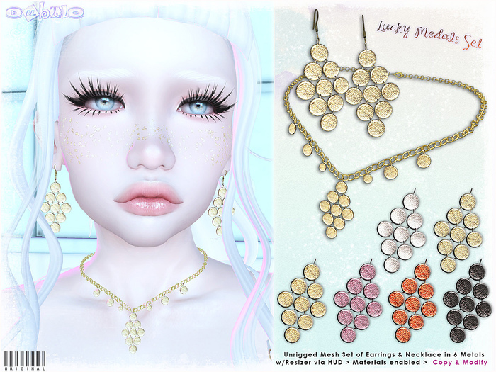 [ bubble ] Lucky Medals Set