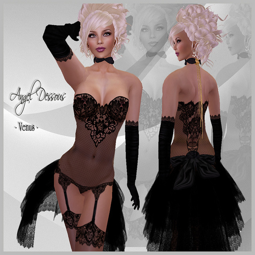 Venus, blacklace by Angel Dessous