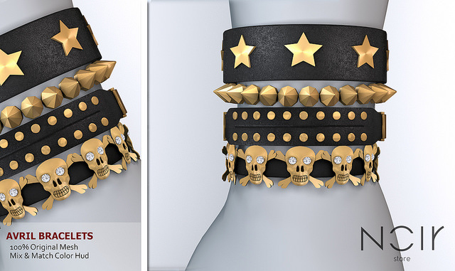 :::NOIR::: Avril Bracelets - Wear Me