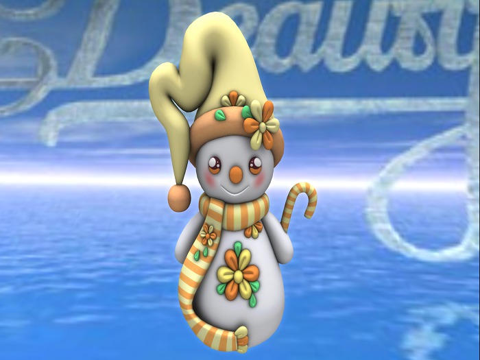 Cute Little Snowgirl