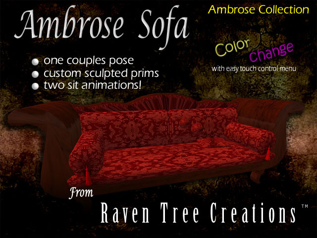 Raven Tree ~ Ambrose Sofa