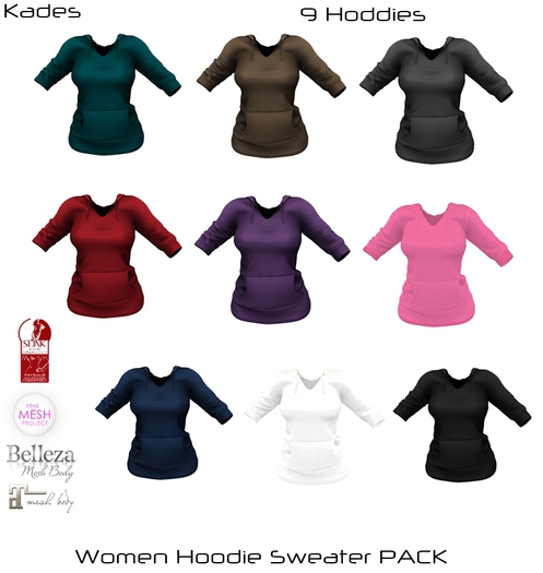 Women Hoodie Sweater FAT-PACK