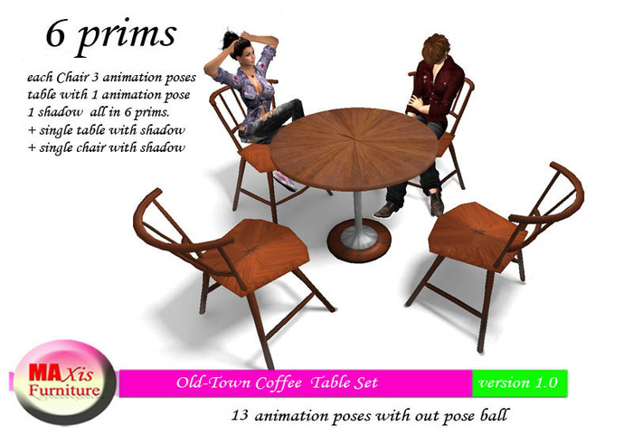 Old-Town Coffee Table set V 1.2