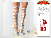 [SAPPHIRE]Peep Toe Boots - Belleza Maitreya Slink 