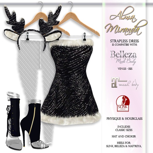 .: AlmaMiranda :. Evening Reindeer Xmas Costume