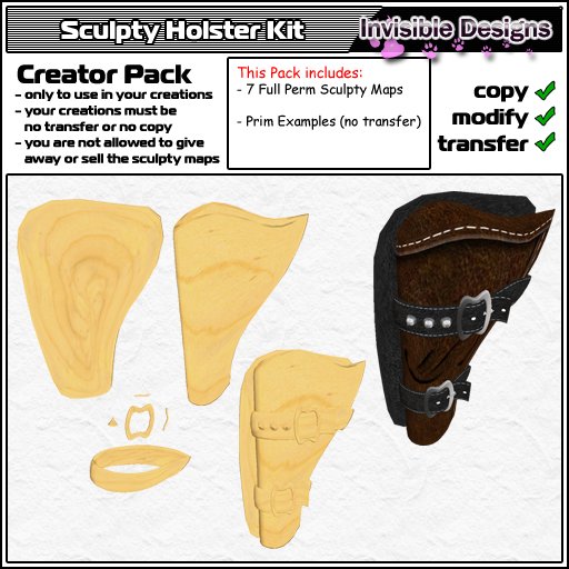 Invisible Designs - Sculpty Holster Kit