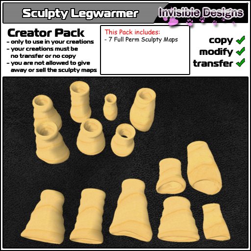 Invisible Designs - Sculpted Legwarmer