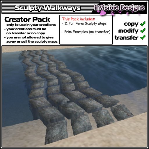 Invisible Designs - Sculpty Walkways