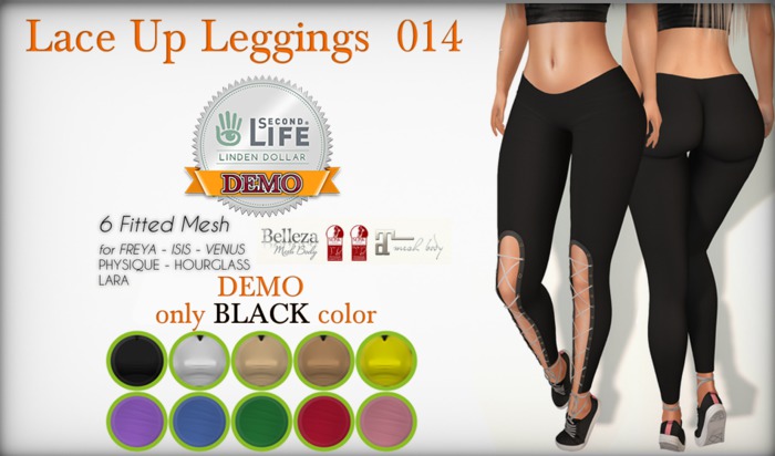 	Lace Up Leggings 014 DEMO