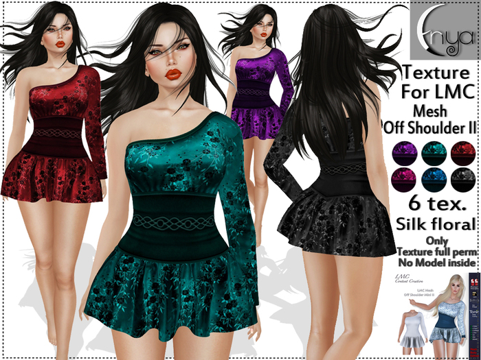 Enya-Texture-LMC-Off Shoulder II-6Tex.Silk Floral-W