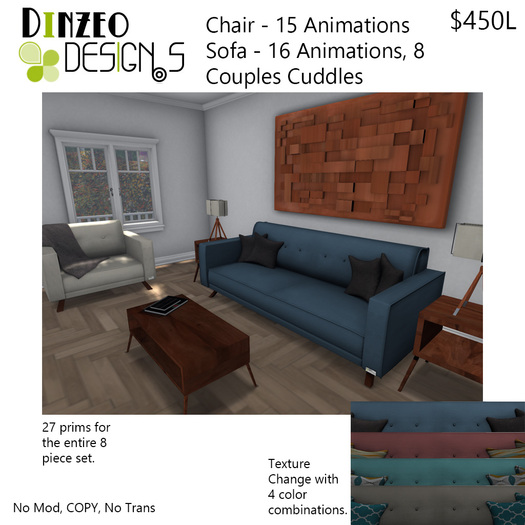 Dinzeo Designs - Rod Sofa/Chair