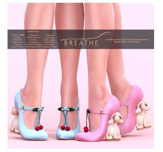 [BREATHE]-Bambi Heels-Purple
