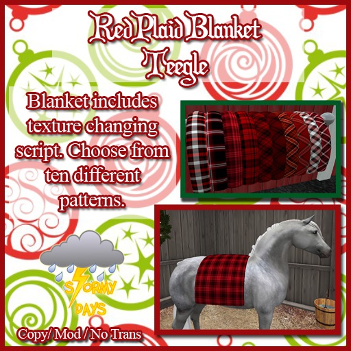 Teegle Red Plaid Blanket [Boxed]