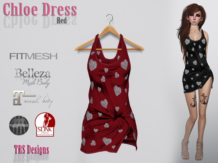 Chloe Dress Red