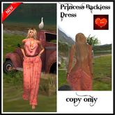 princess backless dress* PROMO