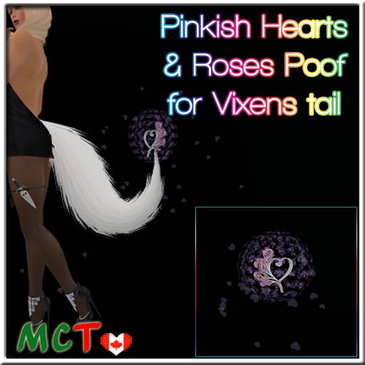 Pinkish Heart Poof Orb for Vixen Tail