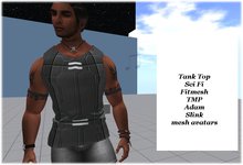 Tank top - sci fi - fitmesh tanktop - TMP Adam and Slink only