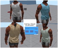 tank top - multi color - TMP, Adam, Slink mesh avatars only