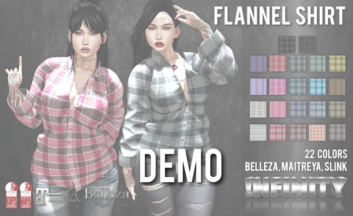 !NFINITY Flannel Shirt - DEMO