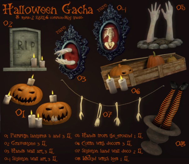 HALLOWEEN - skeleton wall art RARE