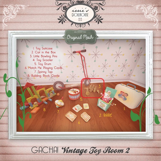 i { DH } Gacha! Little Bowling Pins