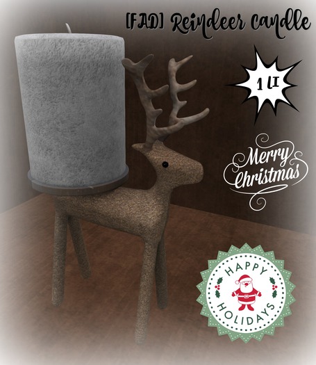 [FAD] Reindeer Candle Set