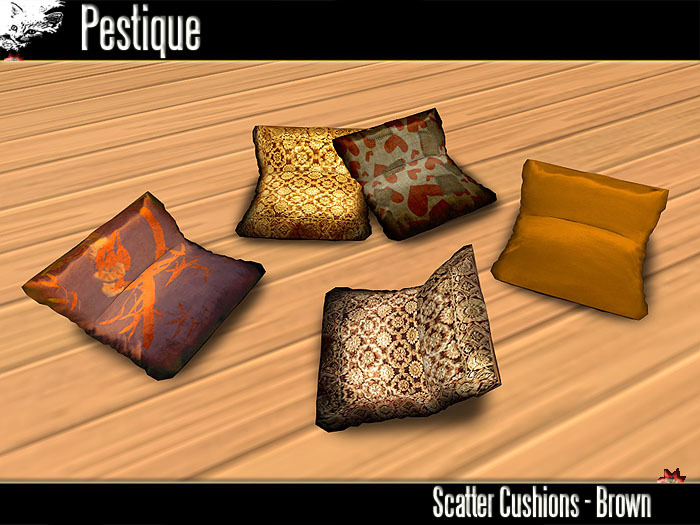 Scatter Cushions  in Brown