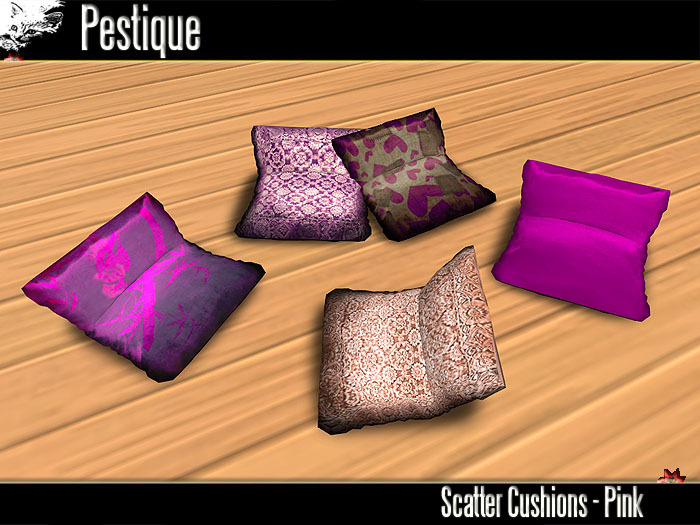Scatter Cushions in Pink