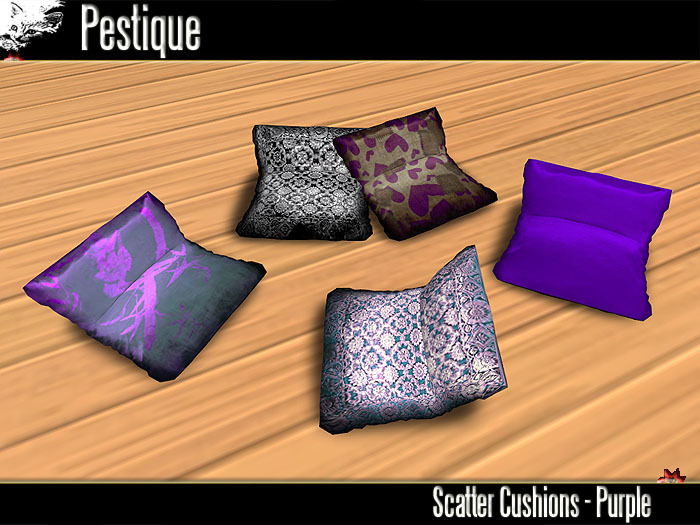 Scatter Cushions in Purple