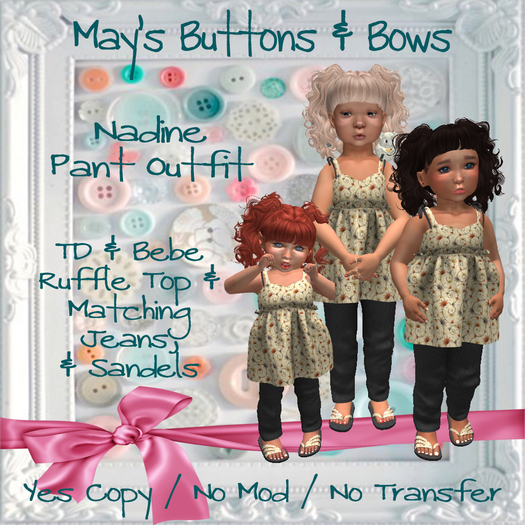 MBB * Nadine Pant Outfit (K,B&Bebe)
