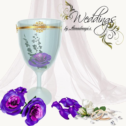 Mesh Rose In Glass with Petals Maxi&Mini v 0.5