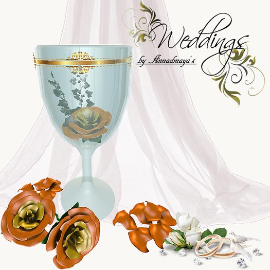 Mesh Rose In Glass with Petals Maxi&Mini v 0.7