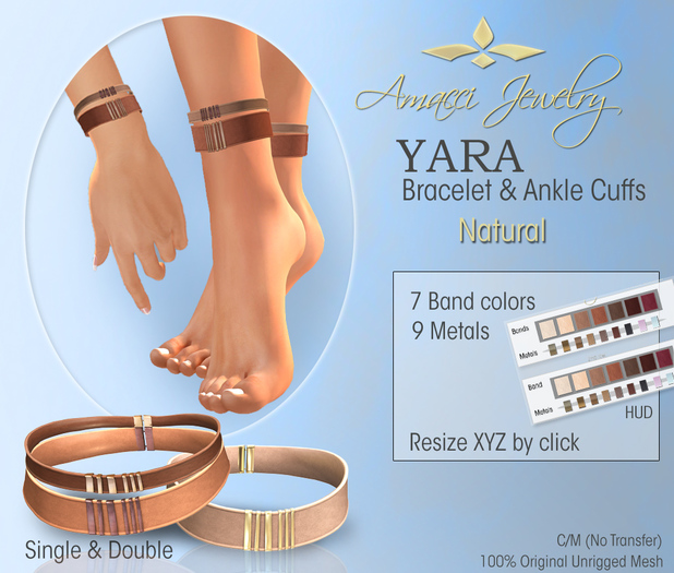Amacci Jewelry - Yara Cuffs (Natural)