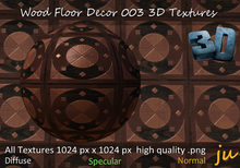 JU Wood Floor Decor 003 3D Textures Full Perm