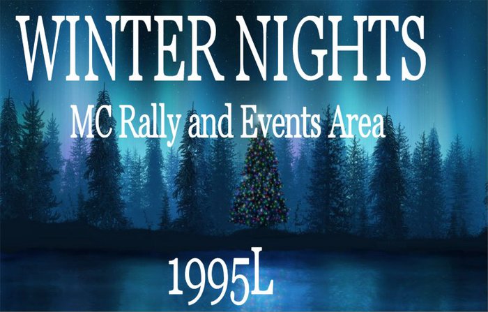 Winter Night MC Rally and Events area