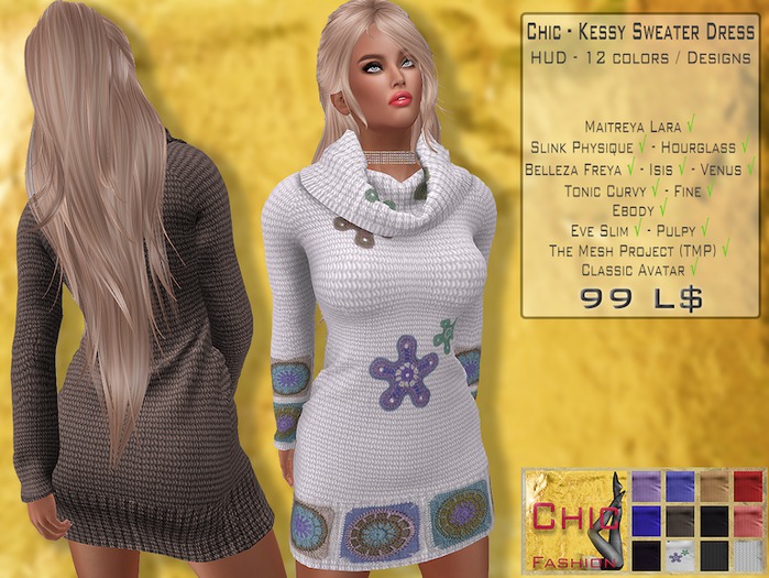 Chic - Kassy Sweater Dress