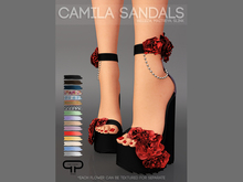 Pure Poison - Camila Sandals Ad - ons for Belleza, Maitreya, Slink High Feet