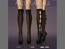 Outlet Pure Poison - Anita Sandals Ad - ons for Isis, Freya, Maitreya, Hourglass High Feet