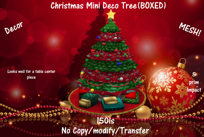 Christmas Mini Deco Tree(BOXED)