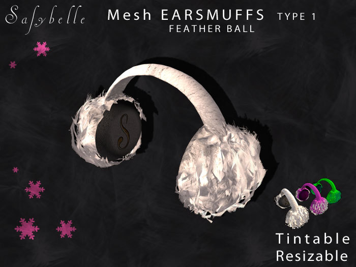 227 @Safybelle DEMO - EarMuffs  - Type 1 Tint White (Add Me)