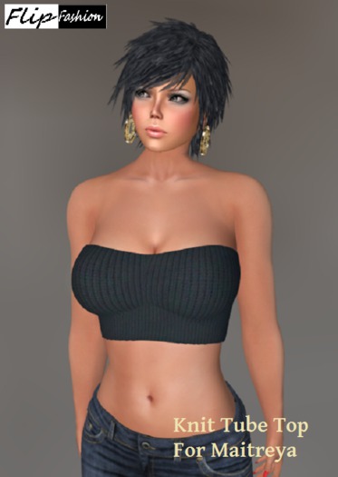 KNIT TUBE TOP FOR MAITREYA !