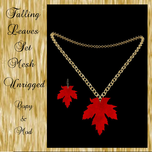 GFY-Falling Leaves Jewelry Set {Wear Me}
