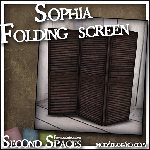 Sophia Folding Screen (boxed)