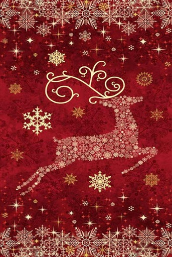 Christmas - Rug - Rudolph (MESH)