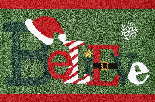 Christmas - Rug - Believe (MESH)