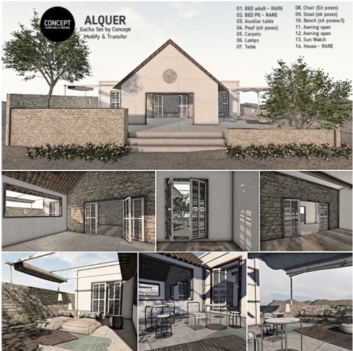 Concept} 02*. ALQUER. BED. PG.- RARE