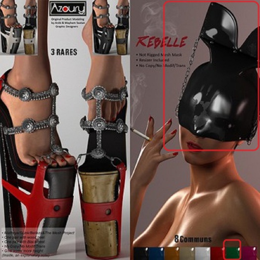 AZOURY - Rebelle Mask [Green]