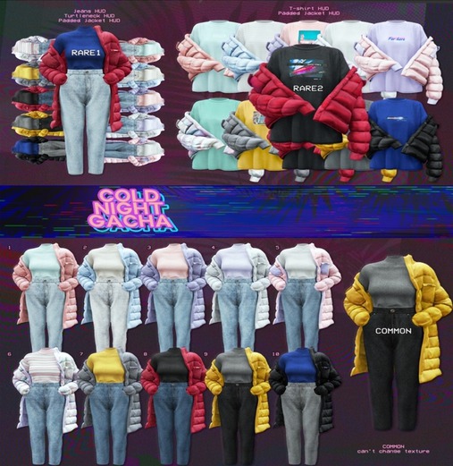 AMITOMO -  Cold Night GACHA - M - 5